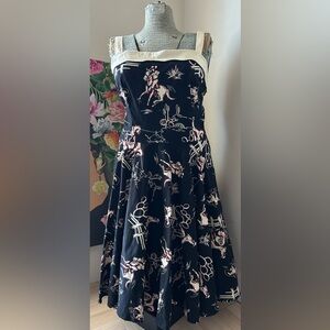 NWT PIN UP COUTURE VINTAGE COWBOY MOTIFF FIT, FLARE DRESS. RETRO MAGIC!
